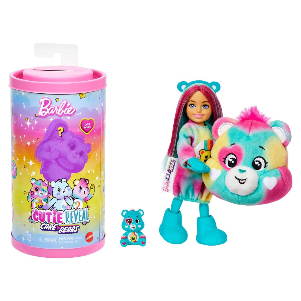 PREORDER Barbie - Reveal - Licensed Cutie Reveal X Care Bears Series 2 Chelsea Assortment (3)