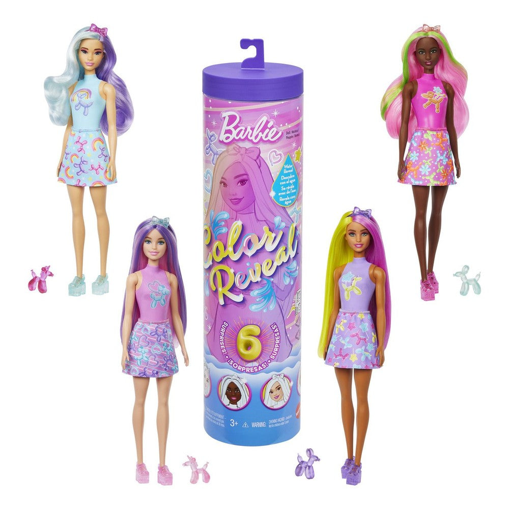 PREORDER Barbie - Reveal - Color Reveal Barbie Balloon Animals Series Cdu