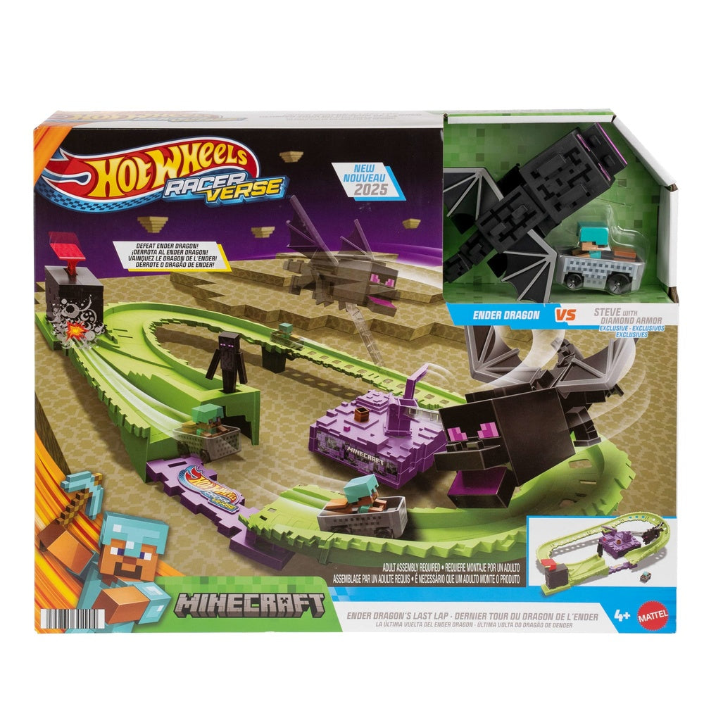 PREORDER Hot Wheels - Licensed - Hwrv Minecraft Trackset - Customized Wmt