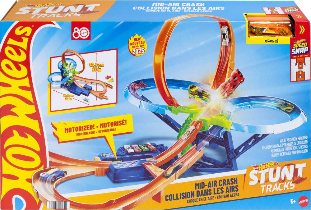 PREORDER Hot Wheels - Tracks And Playsets - Hw Mid-Air Multi-Crash (New Tvd)