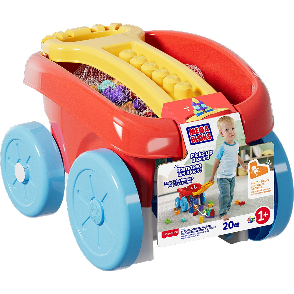 PREORDER Mega Blocks - Core - Mb New Block Scooping Wagon