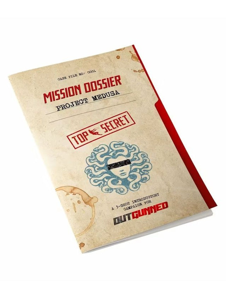PREORDER Outgunned RPG - Mission Dossier: Project Medusa