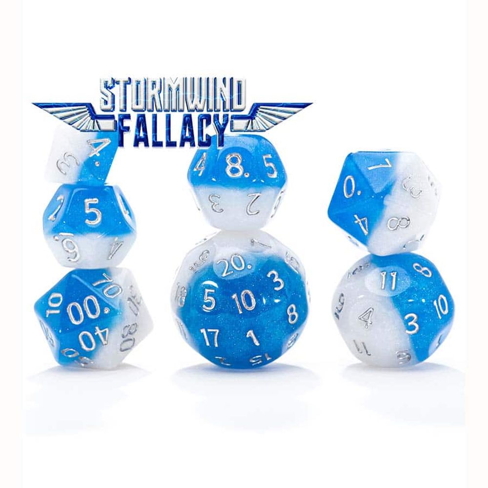 PREORDER GateKeeper Games - Double Dice - Stormwind Fallacy - Dice Set 7