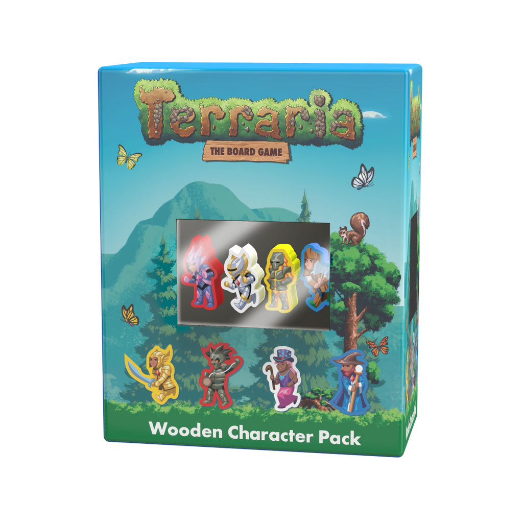 PREORDER Terraria - The Board Game - Wooden Character Pack