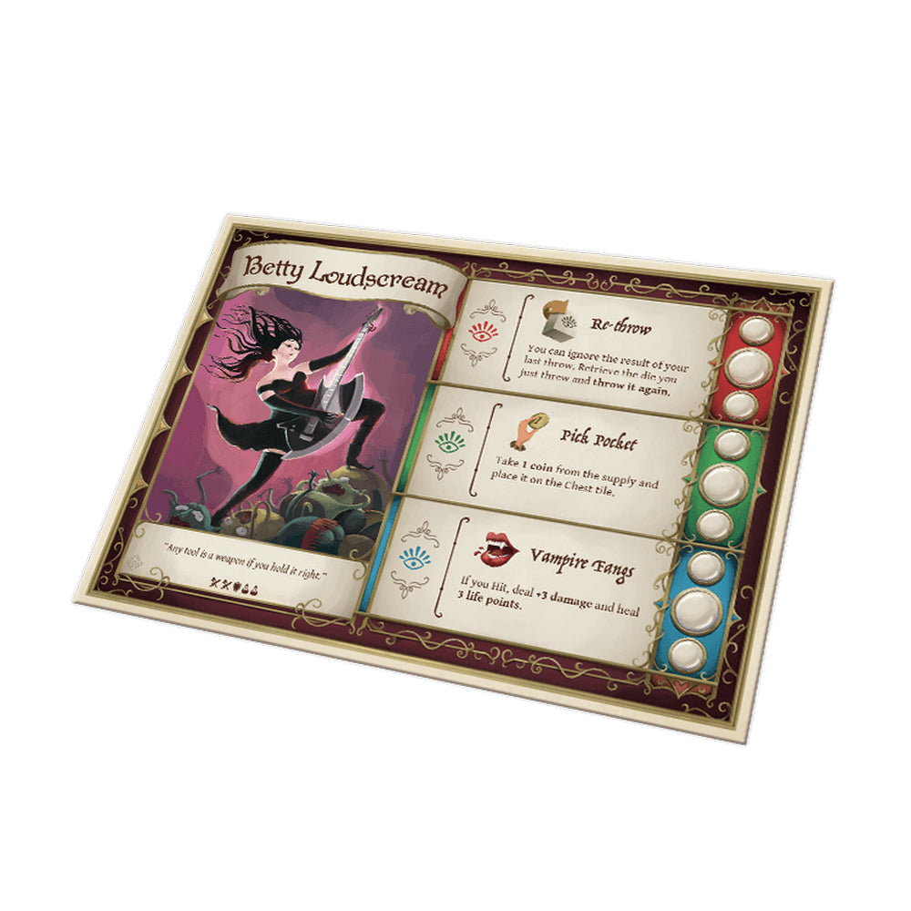 PREORDER Dungeon Fighter - Betty Loudscream Hero Sheet