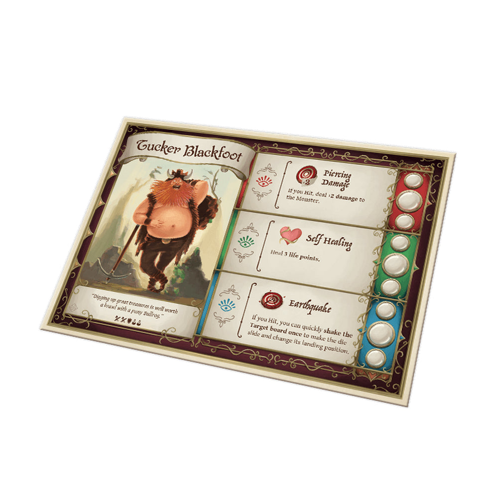 PREORDER Dungeon Fighter - Tucker Blackfoot Hero Sheet