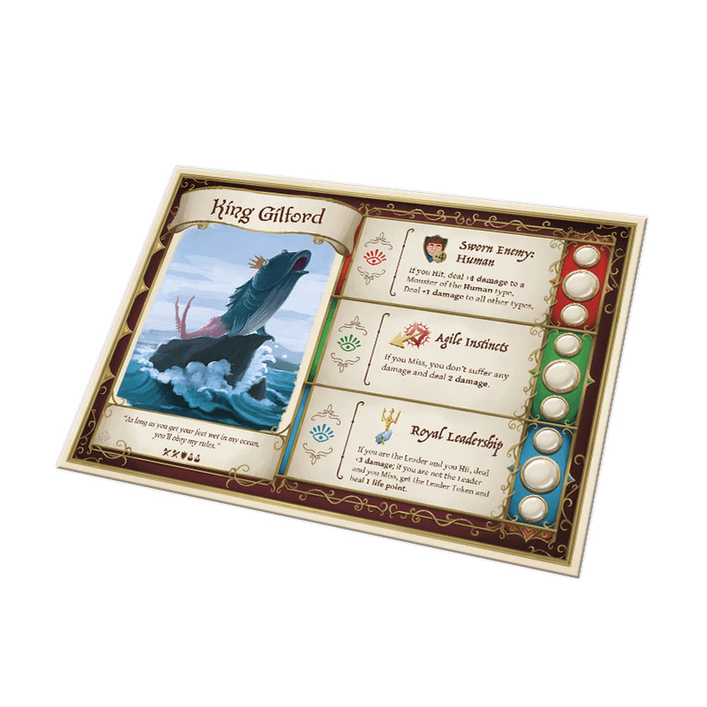 PREORDER Dungeon Fighter - King Gilford Hero Sheet