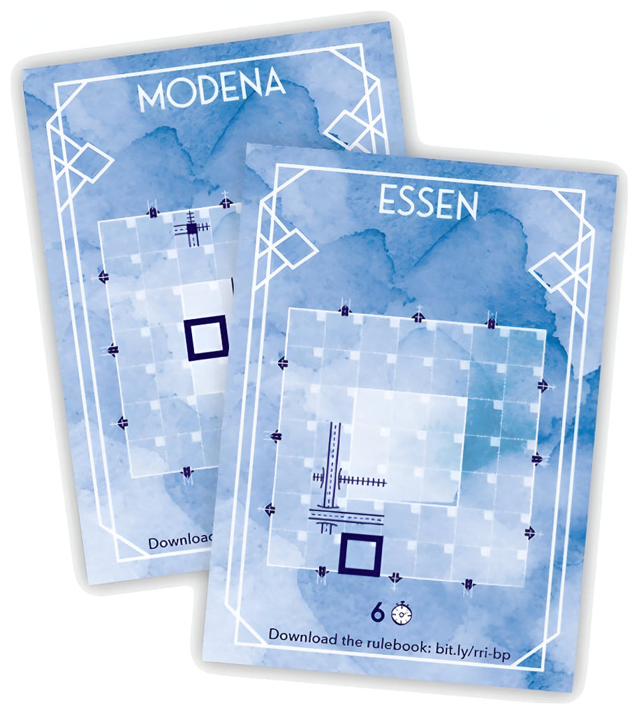 PREORDER Railroad Ink Challenge - Promo Modena Essen Blueprint Card