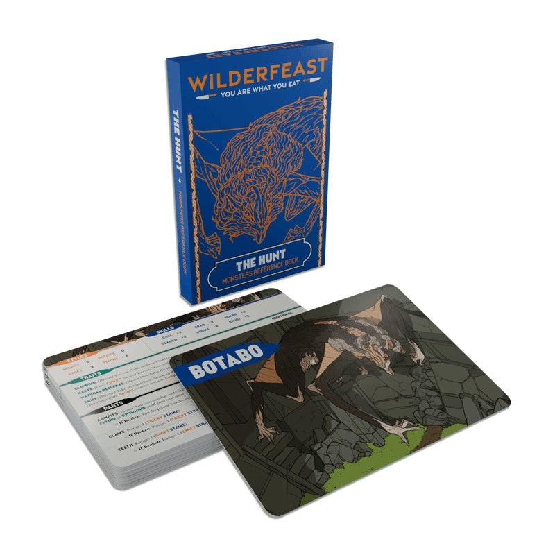 PREORDER Wilderfeast - The Hunt - Monsters Reference Deck