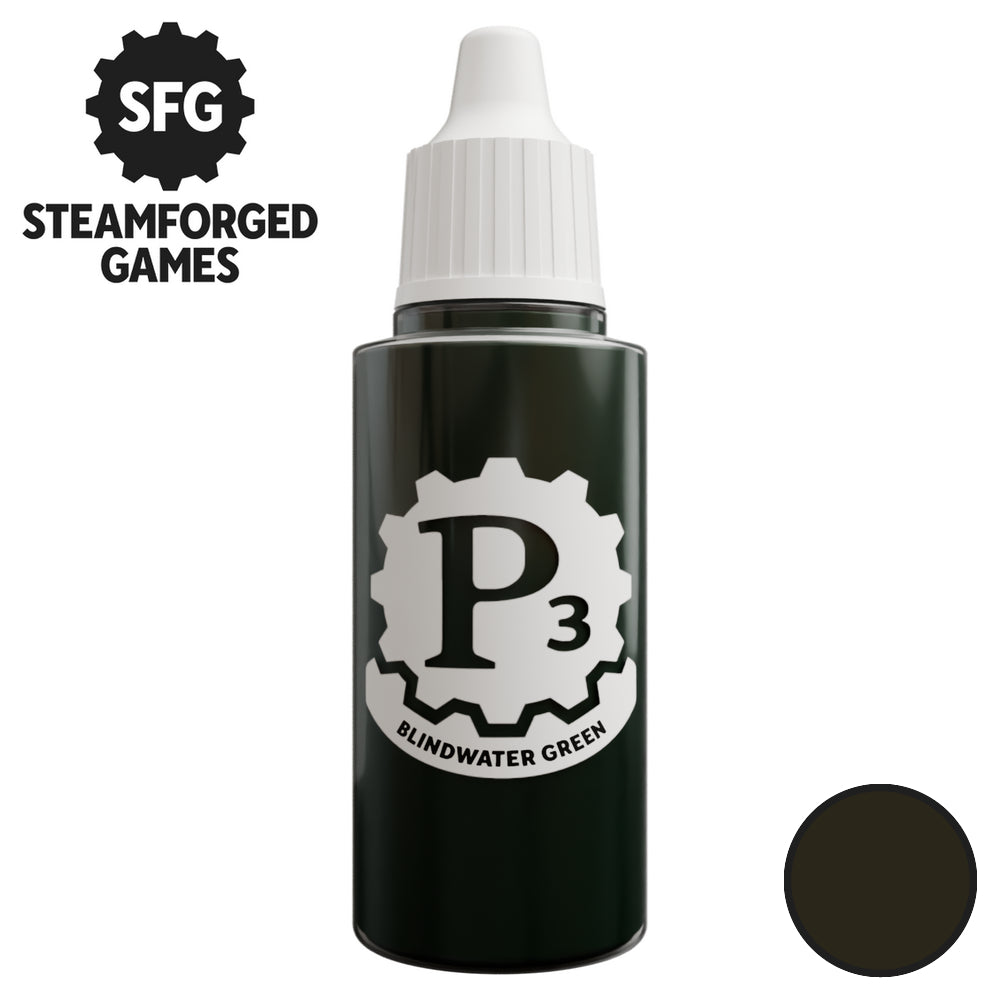 P3 Paints - Blindwater Green - 18ml