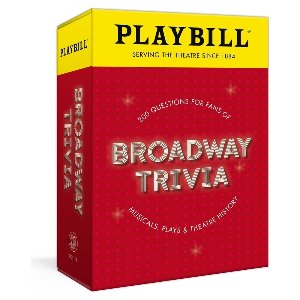 PREORDER Playbill Broadway Trivia