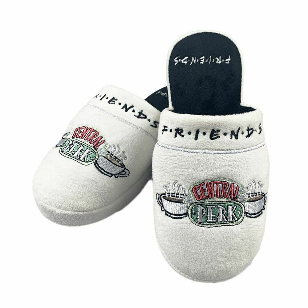PREORDER Friends: Central Perk White Ladies Mule Slippers UK 5-7