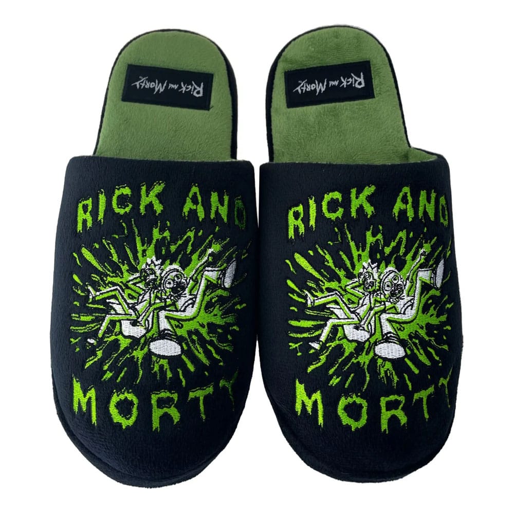 PREORDER Rick and Morty: Splat Mens Mule Slippers UK 8-10