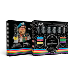 PREORDER AK Interactive - Dense Acrylics - Primary & Secondary Set (6 Tubes 20 ml)