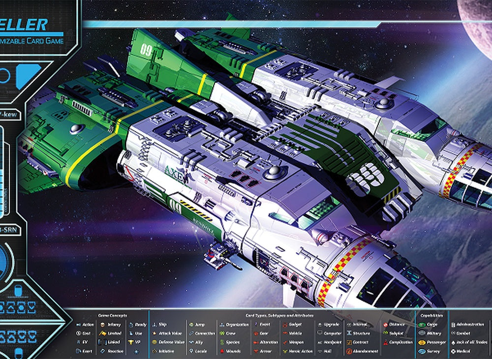 PREORDER Traveller CCG Playmat C Empress Marava
