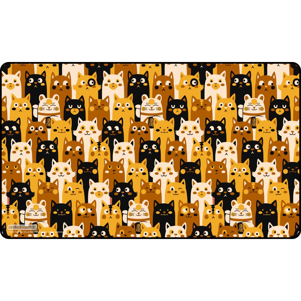 PREORDER GamerMats: Cat Pattern by Tobe Fosneca - Playmat