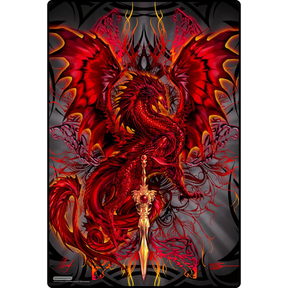 PREORDER GamerMats: Blood Blade by Ruth Thomson - XL Deskmat