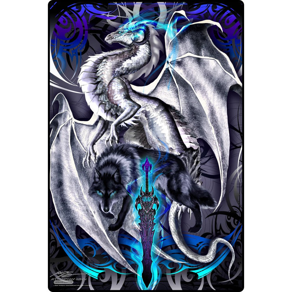 PREORDER GamerMats: Omegablade by Ruth Thomson - XL Deskmat
