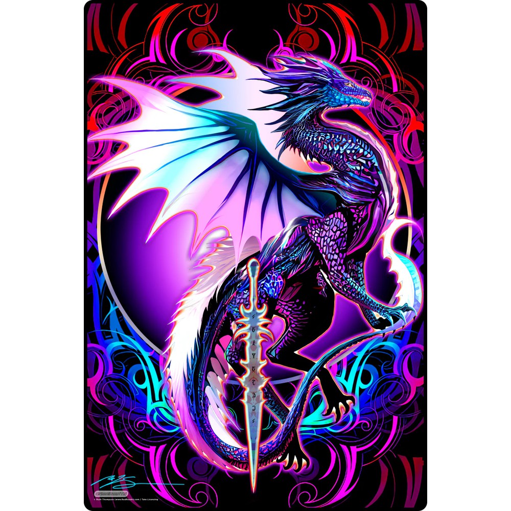 PREORDER GamerMats: Ebonblade by Ruth Thomson - XL Deskmat