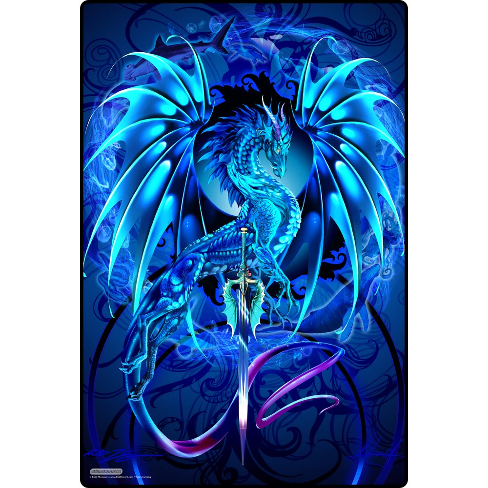 PREORDER GamerMats: Seablade by Ruth Thomson - XL Deskmat