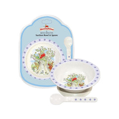 PREORDER Bunnykins: Suction Bowl with Spoon - Blue