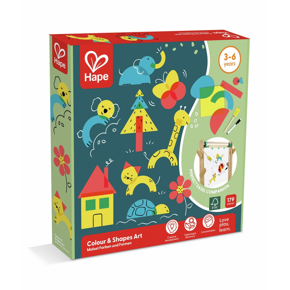 PREORDER Hape - Arts & Crafts: Colours & Shapers Art