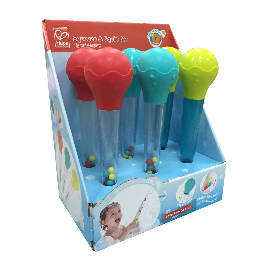 PREORDER Hape - Bath Toys: Squeeze & Squirt (6pc SRT)