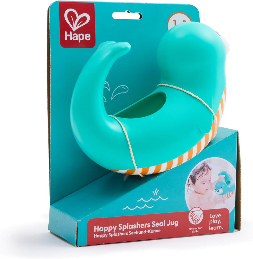 PREORDER Hape - Bath Toys: Happy Splashers Seal Jug