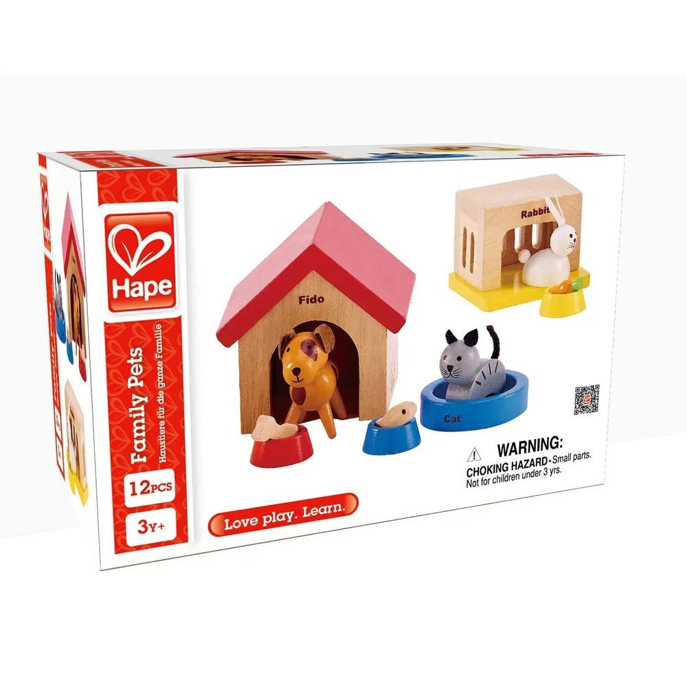 PREORDER Hape - Doll House & Furniture: Family Pets