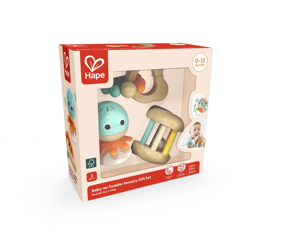 PREORDER Hape - Infant Toys: Baby to Toddler Sensory Gift Set