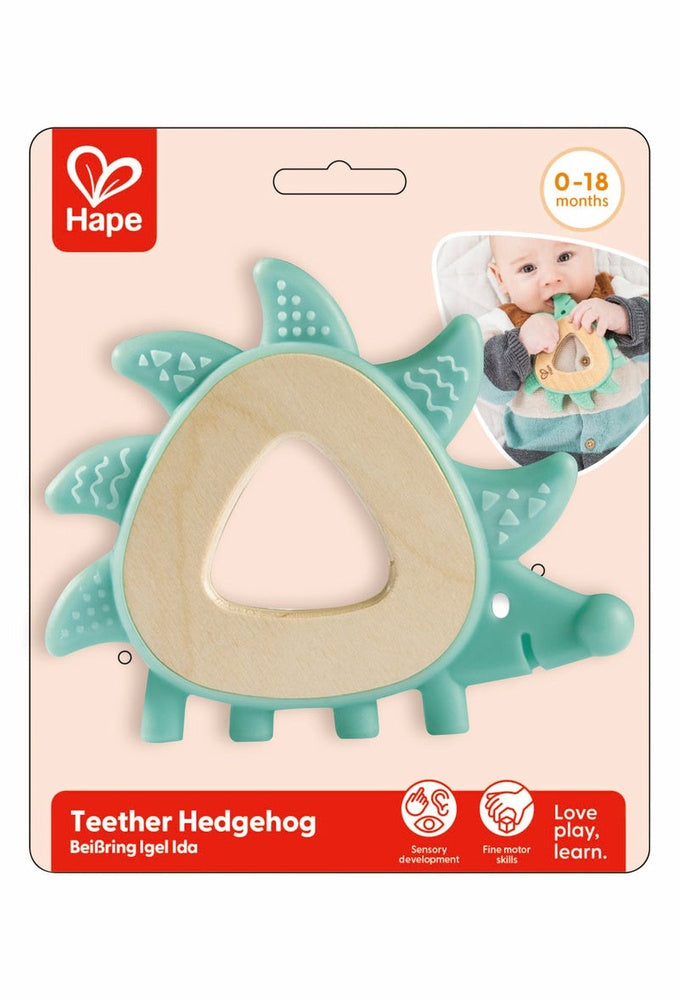 PREORDER Hape - Infant Toys: Teether Hedgehog