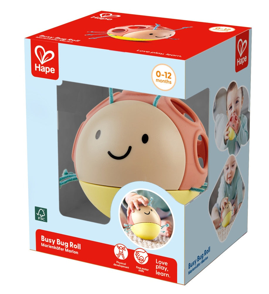 PREORDER Hape - Infant Toys: Busy Bug Roll