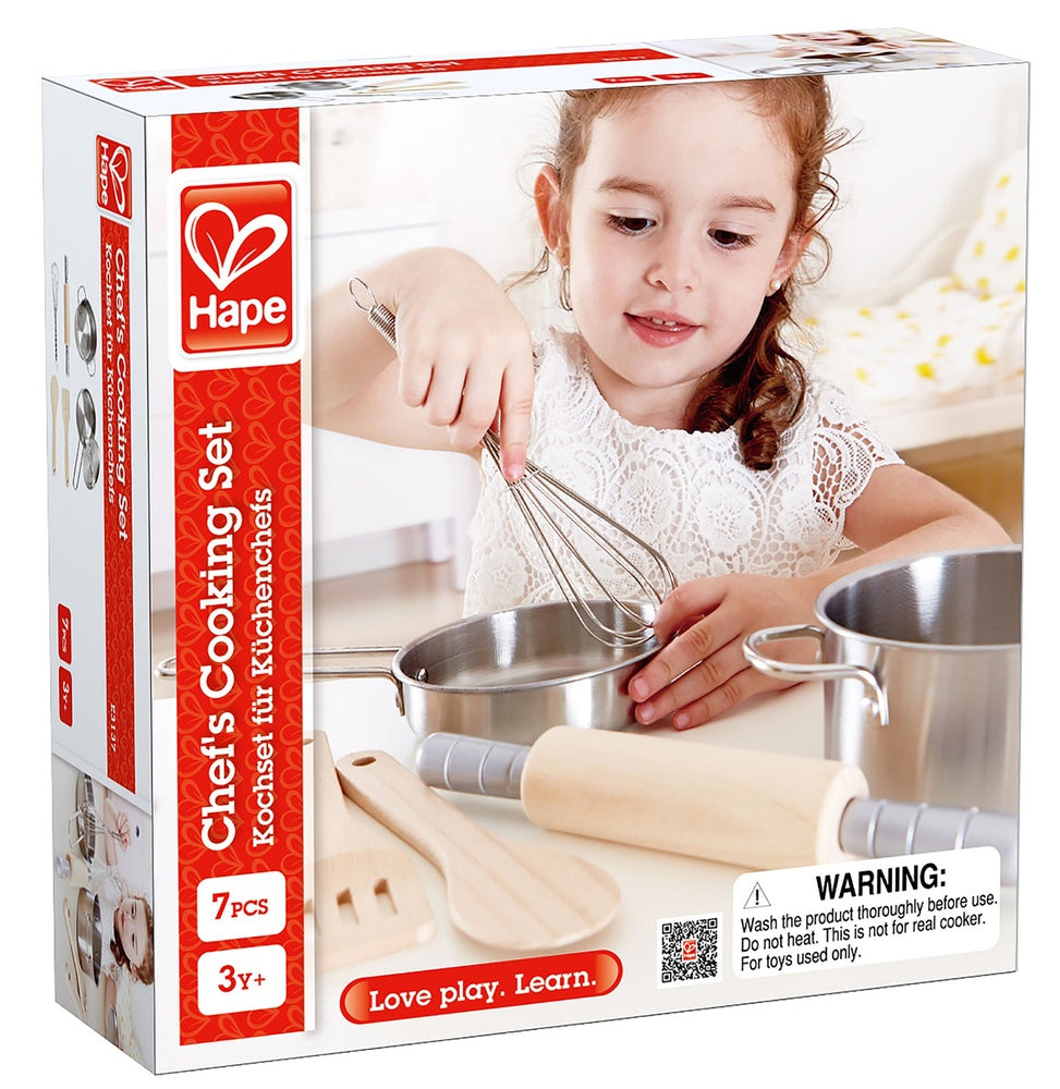PREORDER Hape - Kitchen & Food: Chef's Cooking Set