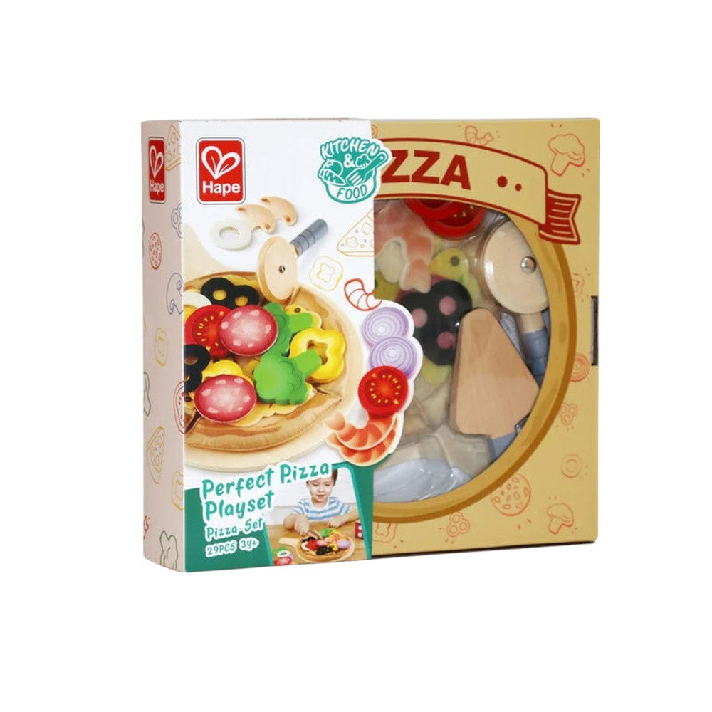 PREORDER Hape - Kitchen & Food: Perfect Pizza Playset