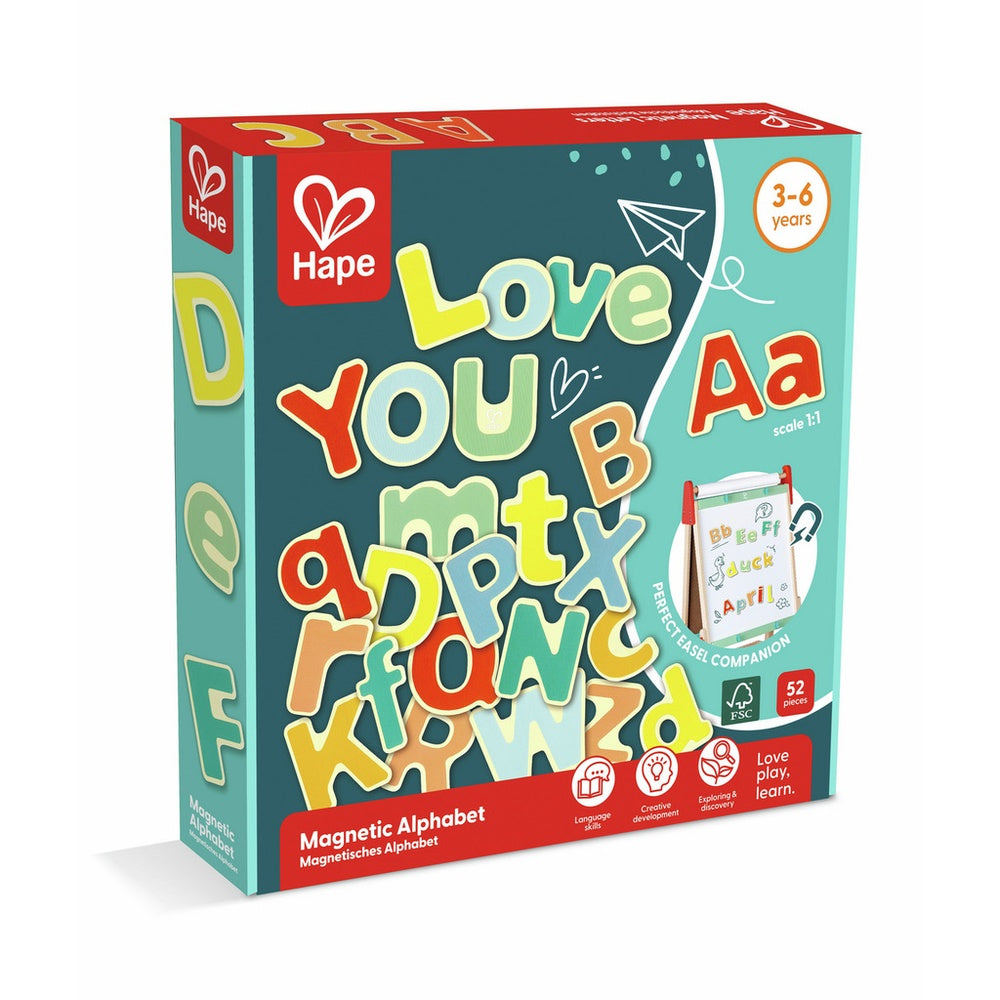 PREORDER Hape - Learning Toys: Magnetic Alphabet Letters