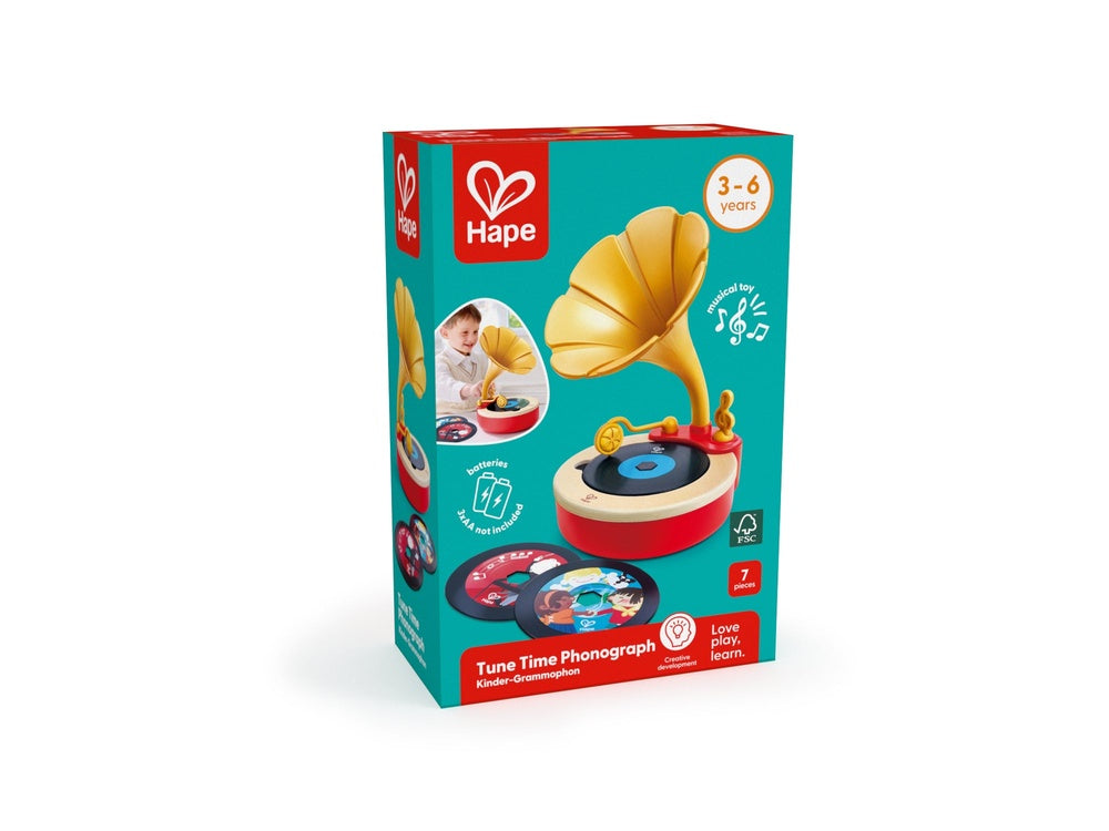 PREORDER Hape - Preschool Music: Tune Time Phonograph
