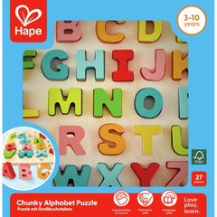 PREORDER Hape - Puzzles: Chunky Alphabet Puzzle
