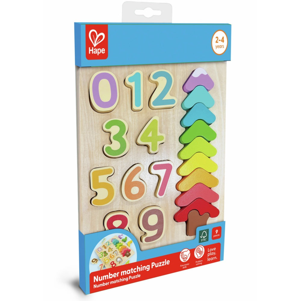 PREORDER Hape - Puzzles: Colours & Numbers Puzzle