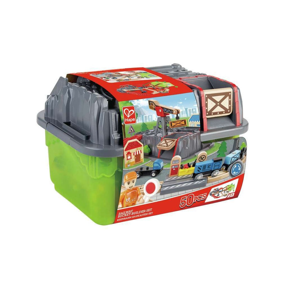 PREORDER Hape - Railway: Railway Bucket-Builder-Set