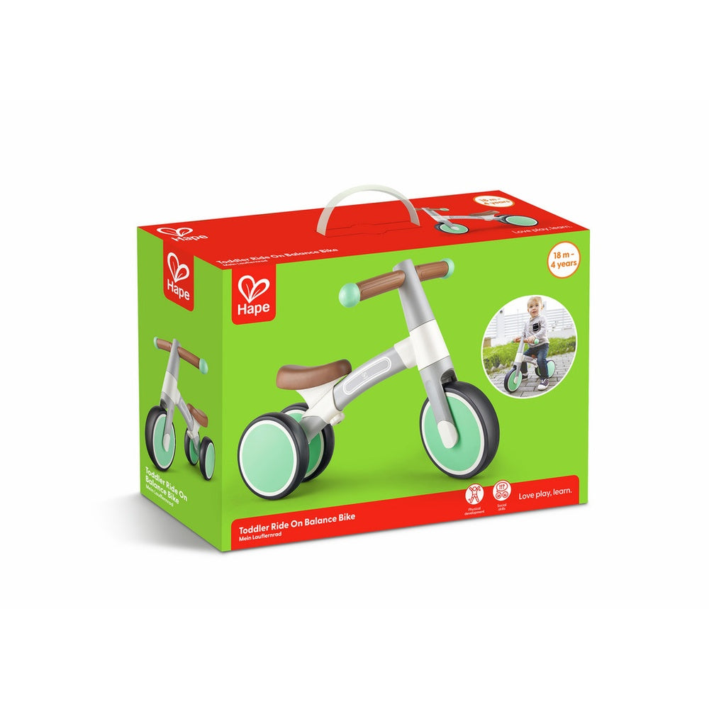 PREORDER Hape - Ride-Ons & Walkers: First Ride Balance Bike Green
