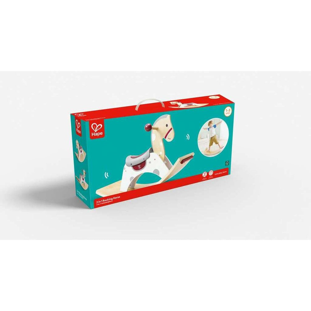 PREORDER Hape - Ride-Ons & Walkers: 2 in 1 Rocking Horse