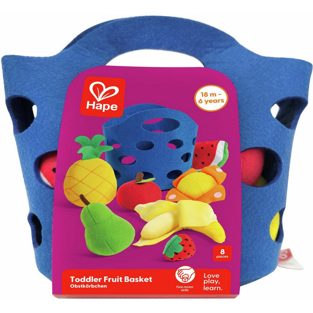 PREORDER Hape - Toddler Kitchen & Food: Toddler Fruit Basket