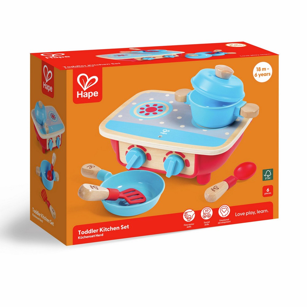PREORDER Hape - Toddler Kitchen & Food: Toddler Kitchen Set