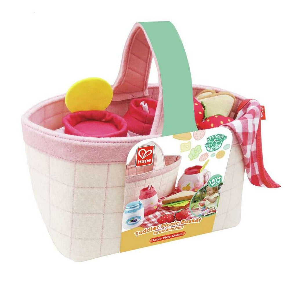 PREORDER Hape - Toddler Kitchen & Food: Toddler Picnic Basket