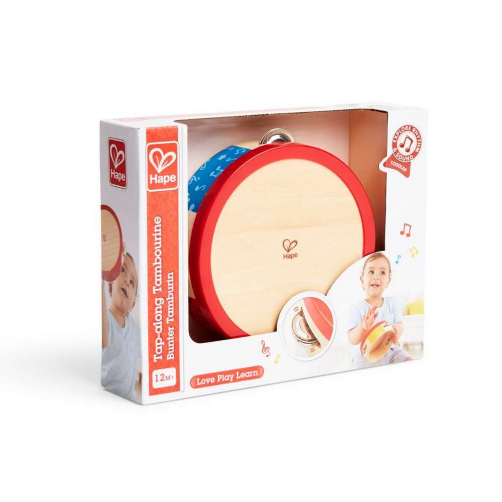 PREORDER Hape - Toddler Music: Tap-along Tambourine