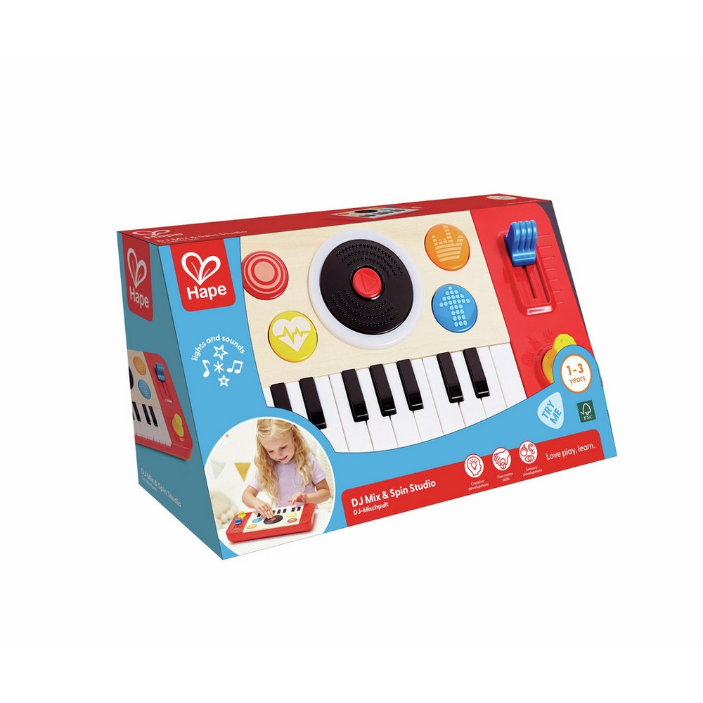 PREORDER Hape - Toddler Music: DJ Mix & Spin Studio