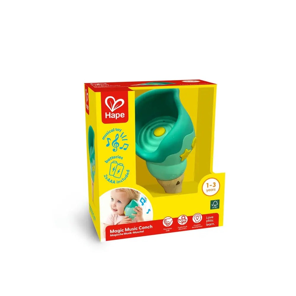 PREORDER Hape - Toddler Music: Magic Music Conch