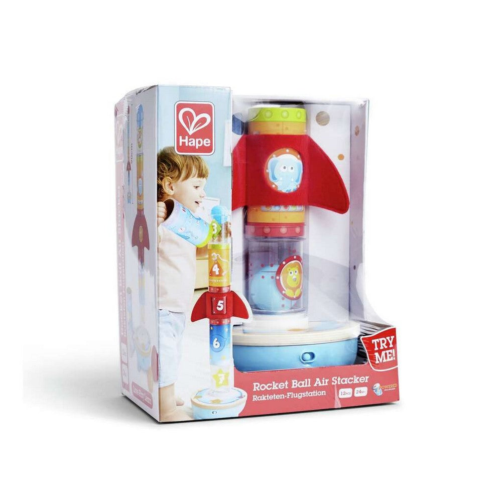 PREORDER Hape - Toddler Toys: Rocket Ball Air Stacker