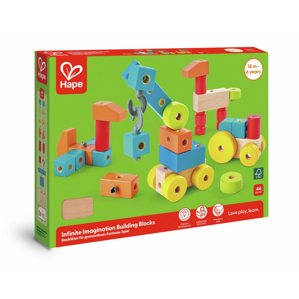 PREORDER Hape - Toddler Toys: Infinite Imagination Building Blocks