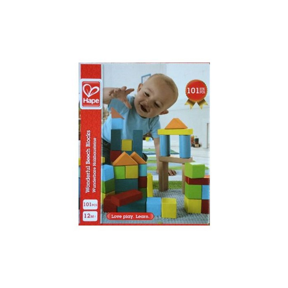 PREORDER Hape - Toddler Toys: 101pcs Wonderful Blocks